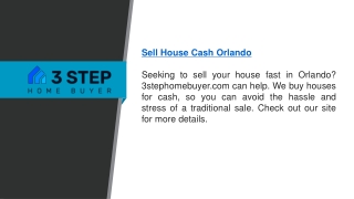 Sell House Cash Orlando   3stephomebuyer.com