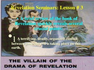 Lesson 3 Revelation Seminars -The Villain of the Drama of Revelation