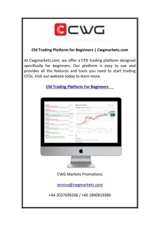 Cfd Trading Platform for Beginners Cwgmarkets.com