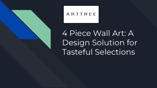 4 Piece Wall Art_ A Design Solution for Tasteful Selections