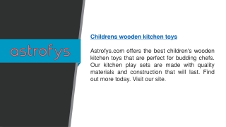 Childrens Wooden Kitchen Toys  Astrofys.com
