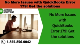 No More Issues with QuickBooks Error 179!