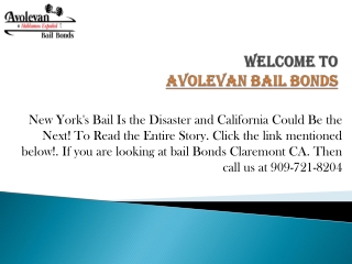 Bail bonds claremont