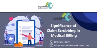 Significance of Claim Scrubbing in Medical Billing