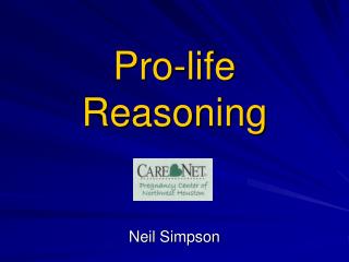 Pro-life Reasoning