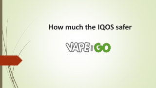 How much the IQOS safer