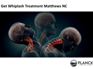 Get Whiplash Treatment Matthews NC