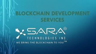 Blockchain Development Services