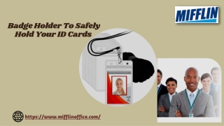 Buy Badge Reels Wholesale From Mifflin