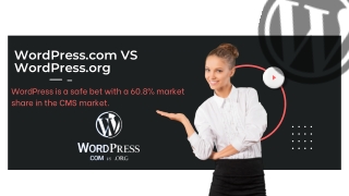 WordPress.com VS WordPress.org