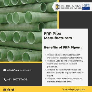 Frp Pipe| Grp Pipe| Grp Sheet| manufacturer in India