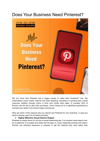 Does Your Business Need Pinterest