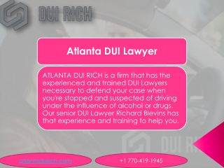 Atlanta DUI Lawyer