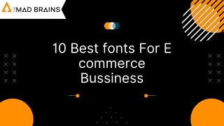 10 Best Fonts For E Commerce Bussiness
