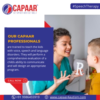Speech and Language Disorders | Speech and Language Therapy in Hulimavu | CAPAAR