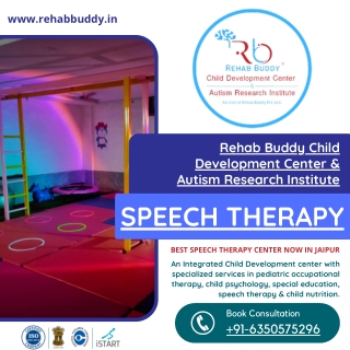 Speech Therapy in Jaipur - Rehab Buddy Child Development Center