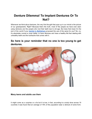 Dentist Bethlehem