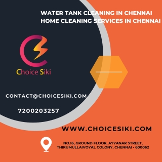 Water tank cleaning in chennai