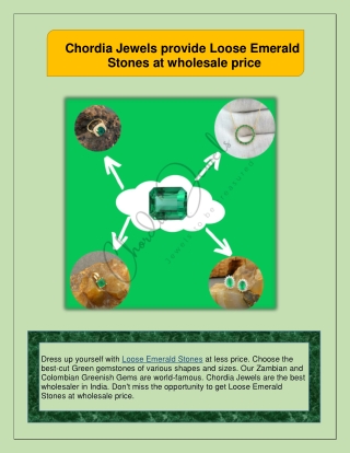 Loose Emerald Stones