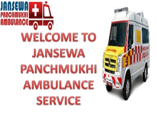 Advanced and Curative Setup in Patna and Ranchi by Jansewa Panchmukhi