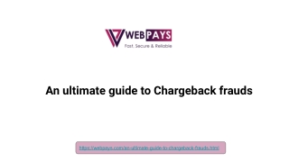 An ultimate guide to Chargeback frauds