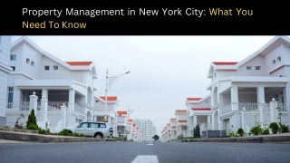 Property Management in New York