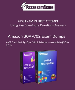 PassExam4Sure | Updated SOA-C02 Dumps PDF Verified by Amazon
