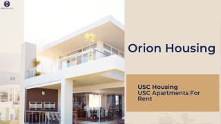 Orion Housing | Looking for the apartments in the Los Angeles