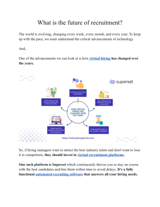 What is the future of recruitment_