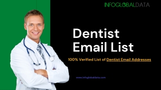 Buy Dentist Contact Lists from InfoGlobalData with 100% Guaranteed Privacy Compl