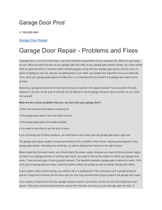 Garage Door Pros'