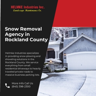 Snow Removal Agency in Rockland County