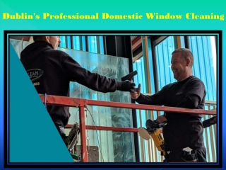 Dublin's Professional Domestic Window Cleaning