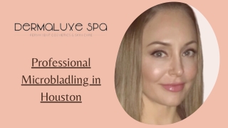 Professional Microbladling in Houston