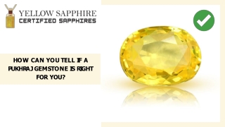 How can you tell if a pukhraj gemstone is right for you