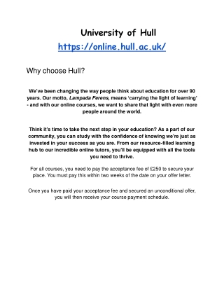 University of Hull