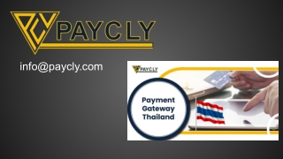 Payment Gateway Thailand For Your Online Businesses