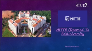 NITTE University - Admission, Course, Placement, Reviews