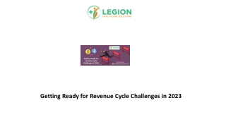 Getting Ready for Revenue Cycle Challenges in 2023