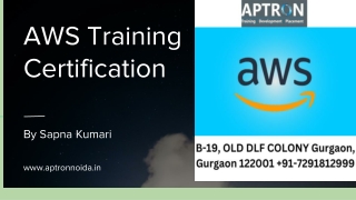AWS Training in Gurgaon