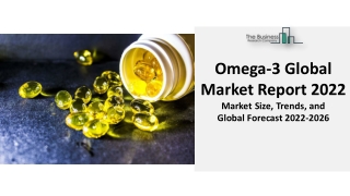 Omega-3 Market Growth Prospects, Industry Landscape And Forecast To 2031