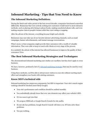 Inbound Marketing - Tips that you need to know.docx