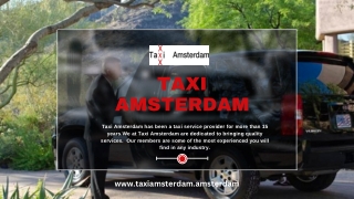 Taxi Amsterdam