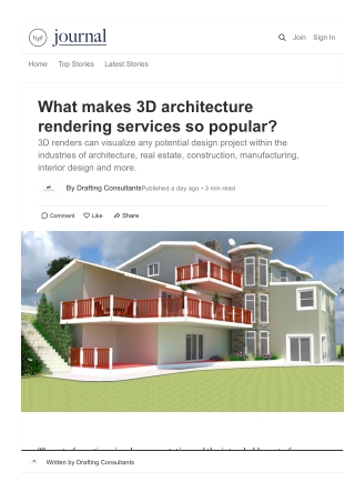 What makes 3D architecture rendering services so popular?
