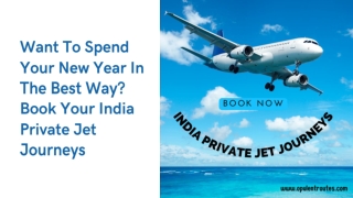 Want To Spend Your New Year In The Best Way Book Your India Private Jet Journeys