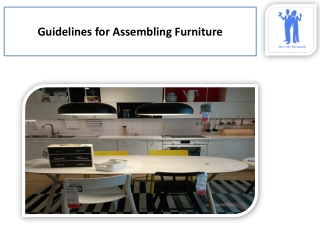 Get the Best Furniture Assembly Servcies