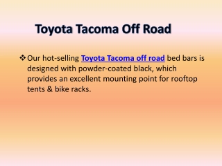 Toyota Tacoma Off Road