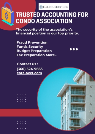 Condominium Financial Management - Core Condo Services