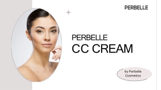 Perbelle Cosmetic's CC Cream.