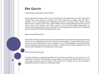 Eric Gallite